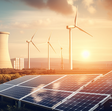 Engineer woman solar panels