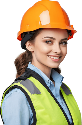 Engineer woman solar panels